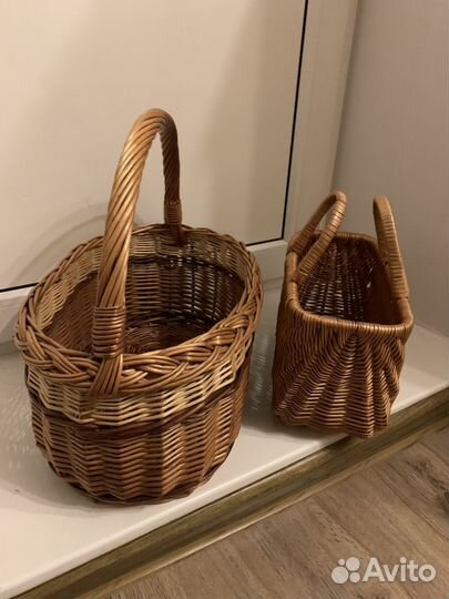 Корзины из натуральной лозы - новые