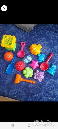 Набор игрушек для игры в песок