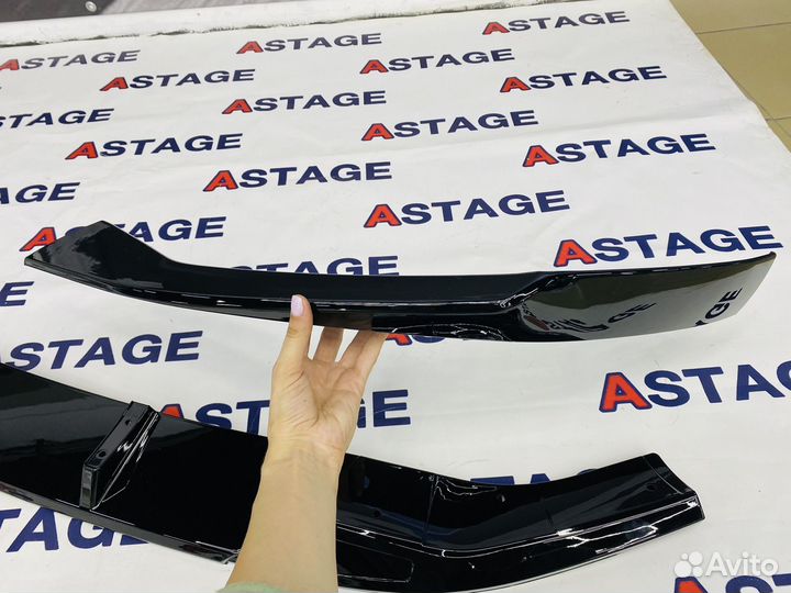 Сплиттер для BMW G30 рест M performance глянец