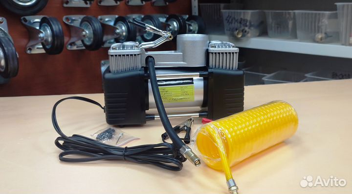 Компрессор автомобильный 2-х поршневой (новый)