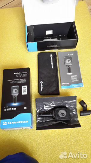 Инструментальный микрофон Sennheiser e906 обмен