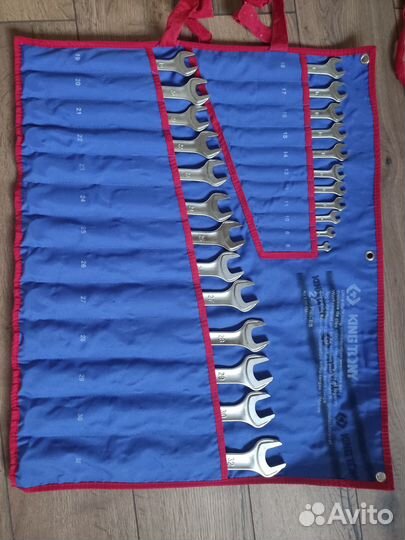 Набор комбинированных удлиненных ключей,king tony