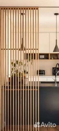 Реечные перегородки и декоративные рейки