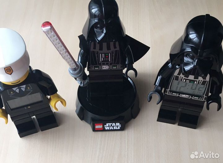 Lego city, lego star wars оригинал часы, лампа
