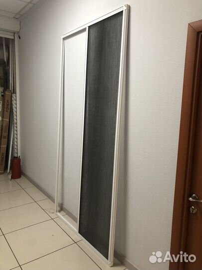 Москитная сетка плиссе (гармошка) на дверь