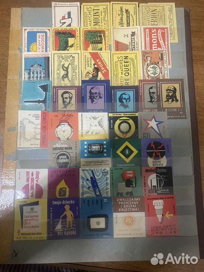 Этикетки спичечные СССР