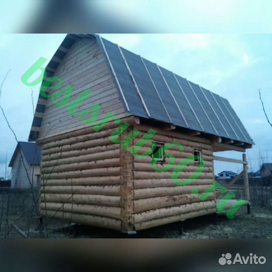 Сруб 4х4+2 с доставкой и установкой