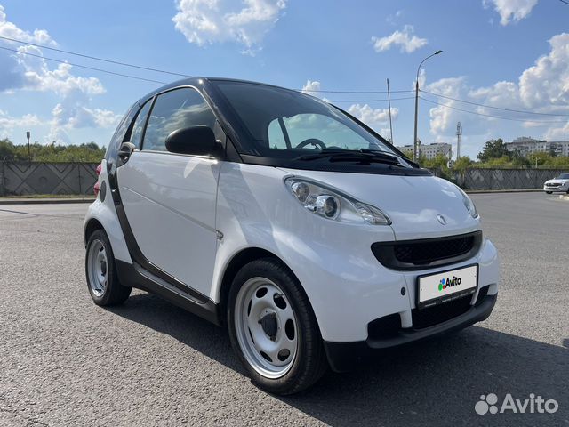 Smart Fortwo 2008 чёрно крастный