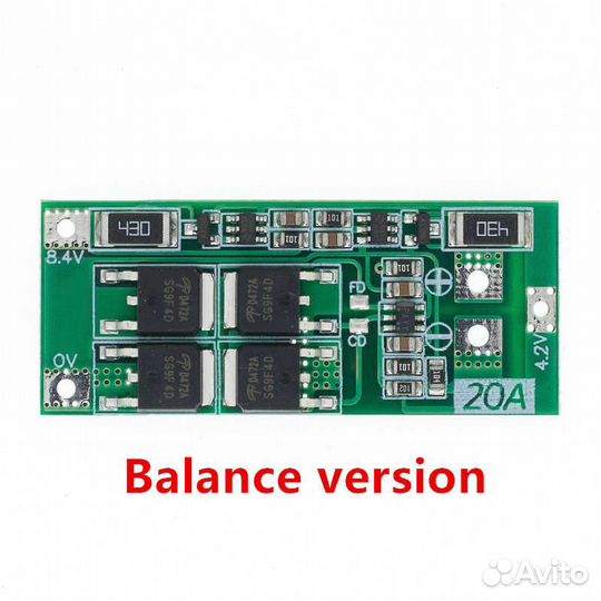 Защитные платы bms, аккумуляторы 18650, зу