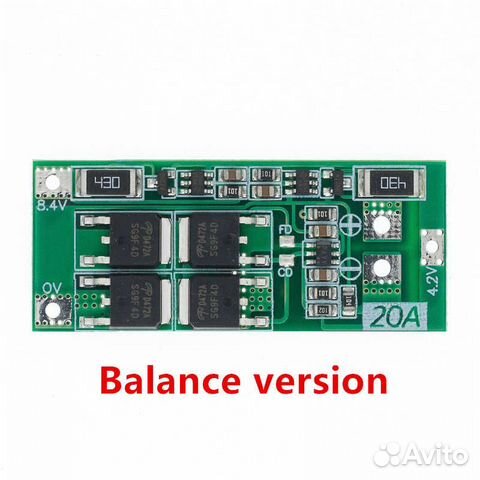 Защитные платы bms, аккумуляторы 18650, зу