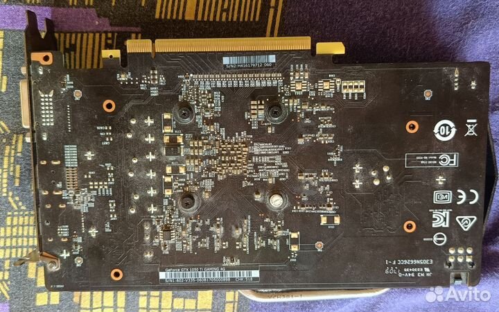 Видеокарта gtx 1050 ti msi gaming x