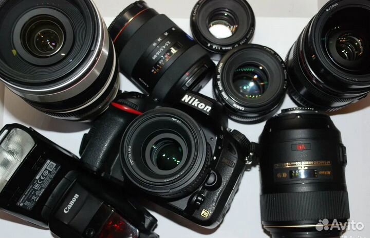 Ремонт фотоаппаратов, ремонт объективов