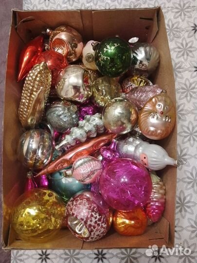 Елочные игрушки СССР