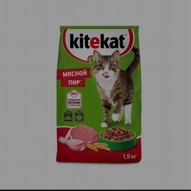 Сухой корм kitekat для взрослых кошек 1.9кг