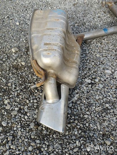 Труба с насадками Мерседес W211 рестайлинг