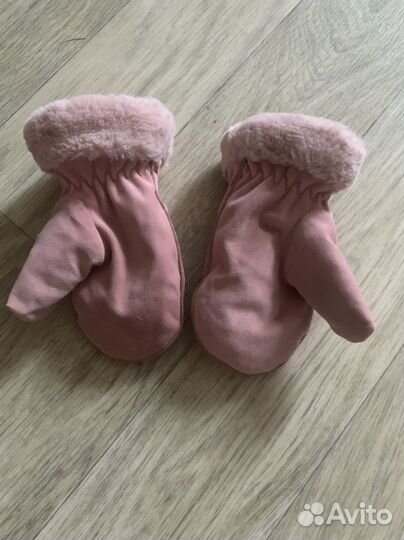 Варежки на меху 1-2 года