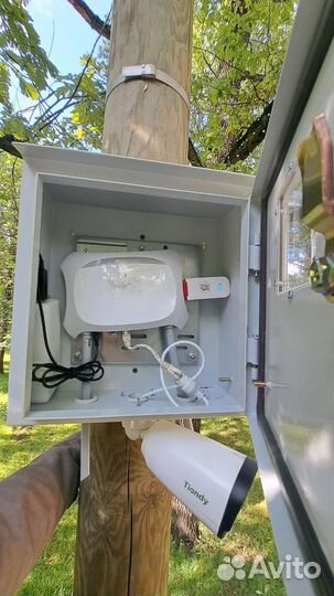 Установка видеонаблюдения. Монтаж. скуд