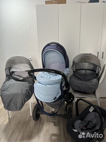 Коляска 4 в 1)