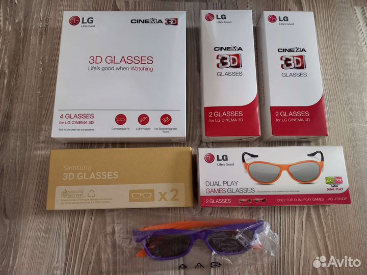 3d очки Samsung, LG