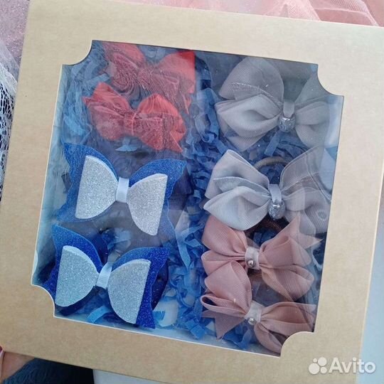 Подарочный набор бантиков для волос
