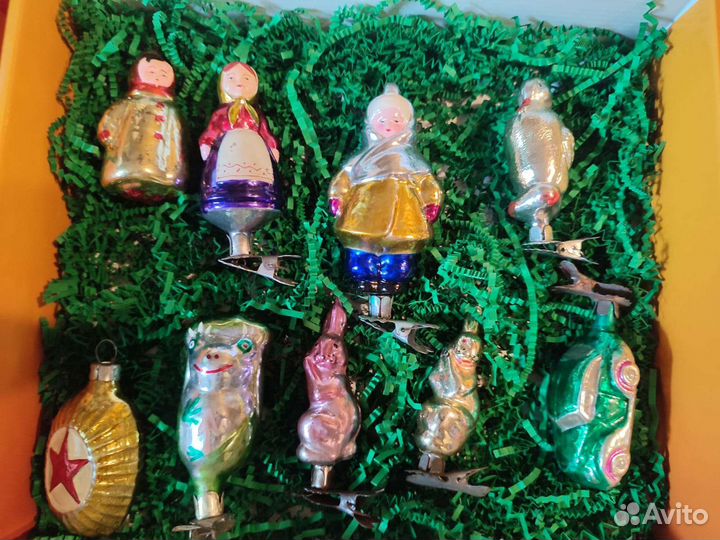Елочные игрушки СССР