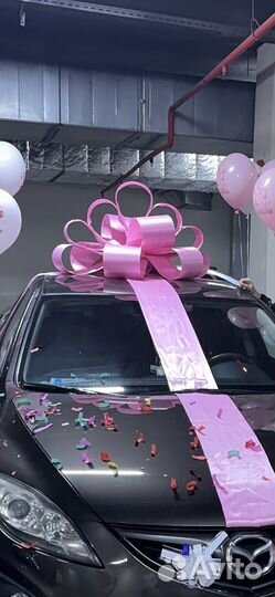 Большой подарочный бант розовый