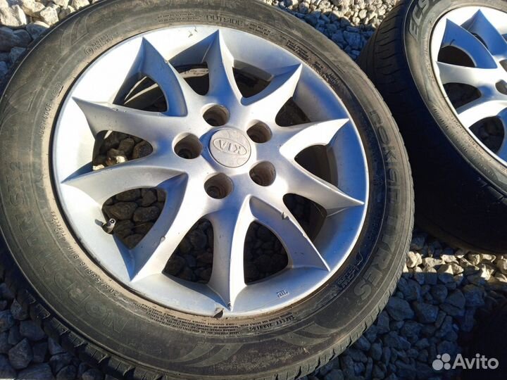 Диски R16 5x114,3 с резиной 205/55/16 на Kia Ceed