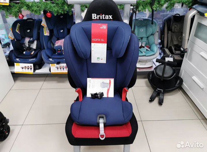 Britax Roemer Kidfix SL, 15-36 кг Black Series Moo
