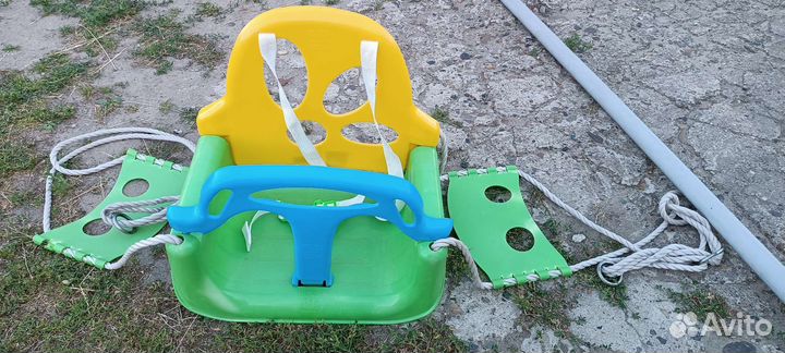 Детские качели уличные бу