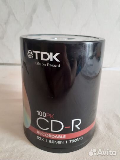 Диски-болванки TDK cd-r