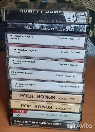 Cd и аудиокассеты/учебные материалы по английскому