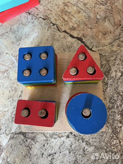 Развивающие деревянные игрушки