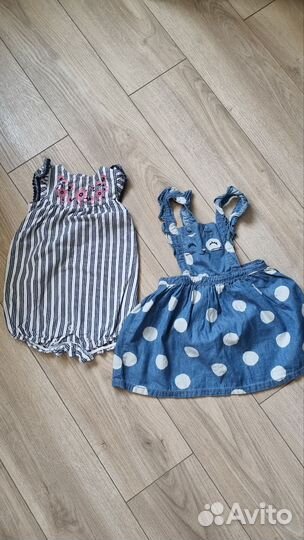 Одежда для девочки пакетом 6 - 9 месяцев фирменная