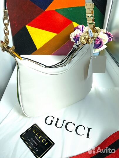 Сумка женская Gucci белая