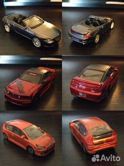 Модели машинок Welly, Maisto, Bburago