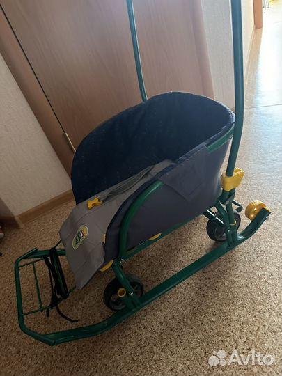 Санки на колесах