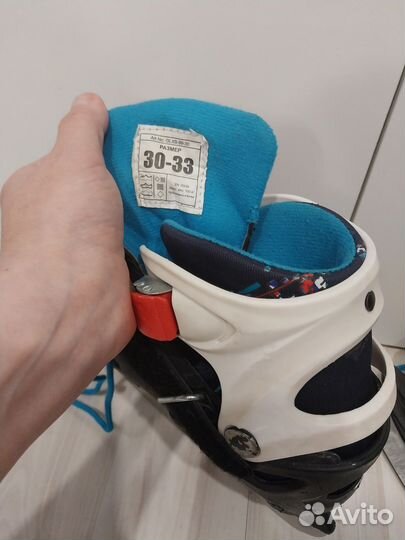 Коньки детские раздвижные 30 33 nordway