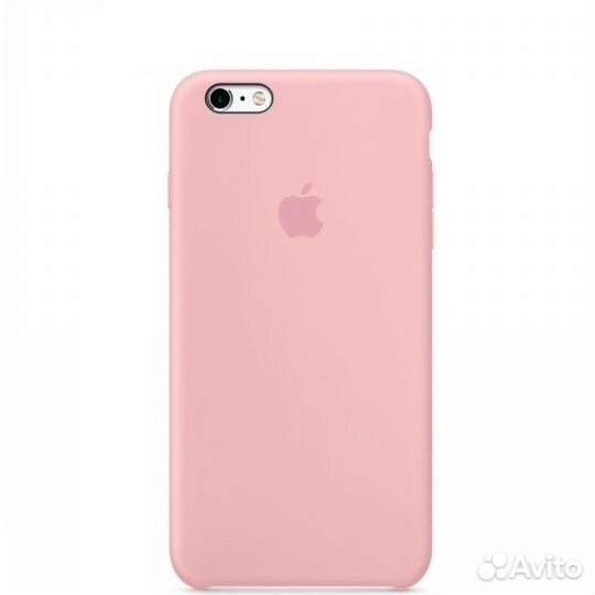 Чехол силиконовый для iPhone 6/6s, светло-розовый