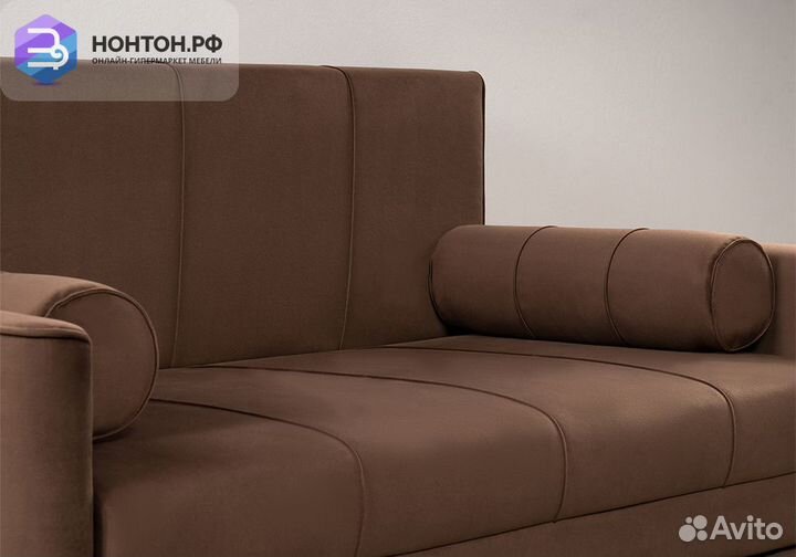 Диван выкатной Мелани коричневый