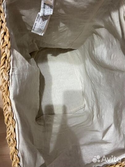 Корзина плетеная для белья zara home