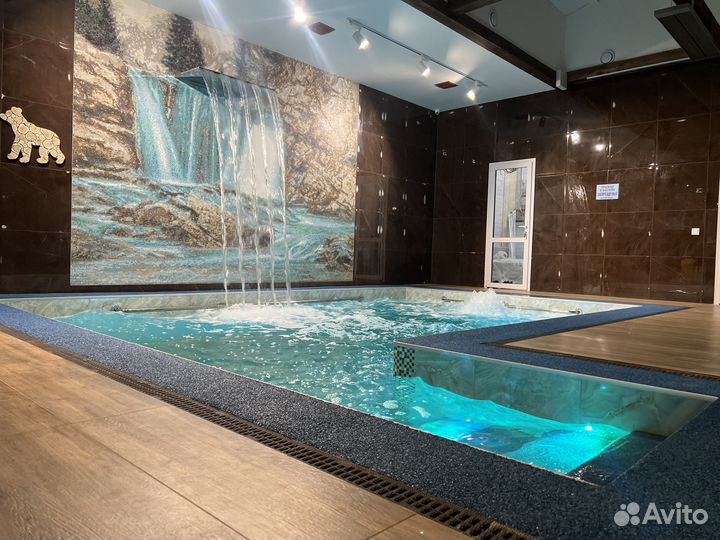 Сауна с теплым бассейном