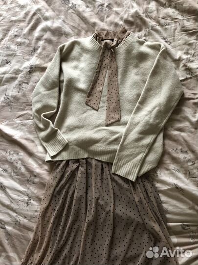 Платье в горошек