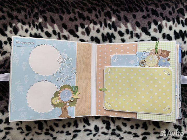 Детский фотоальбом ручной работы