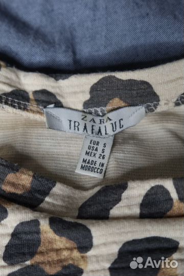 Кофта леопард Zara S