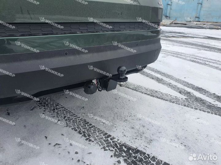 Фаркоп volkswagen tiguan, skoda kodiaq (шар Е)