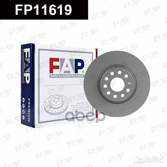 Диск тормозной передний FP11619 FAP