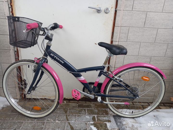 Велосипед btwin Original 500 с корзиной