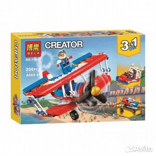 11045 Конструктор Create Самолет для трюков