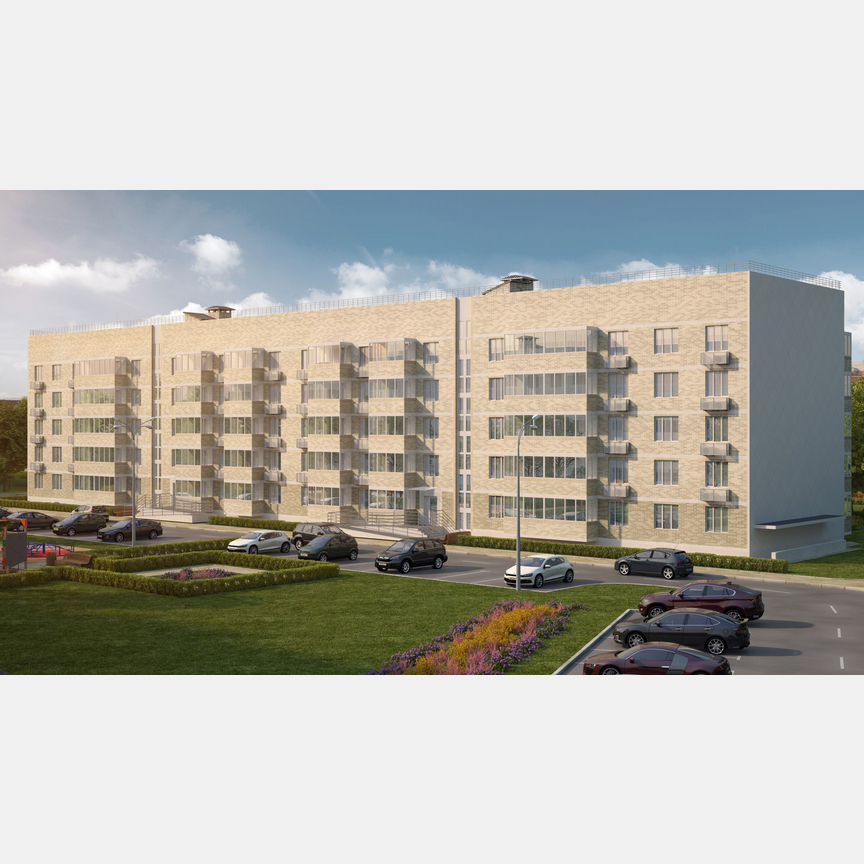 2-к. квартира, 57,5 м², 2/5 эт.