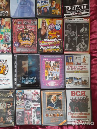 DVD, MP3, CD, диски, много